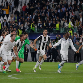 Los jugadores de la Juventus celebran su pase a la final de la Champions. /REUTERS