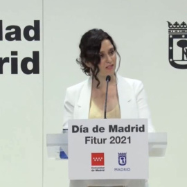 Ayuso, en Fitur: "En Madrid se vive con gusto en las calles, todos los días de la semana, todo el año"