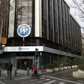 Sede del Partido Popular en la calle Génova en Madrid. EUROPA PRESS