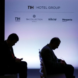 Accionistas en la última junta de NH Hotel Group. REUTERS