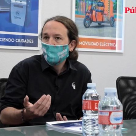 Pablo Iglesias: "Madrid no puede vivir exclusivamente de las cañas y la construcción"