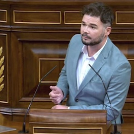 Rufián, al PP y Vox: "A ver si así lo entienden: una mujer trans es una, grande y libre"