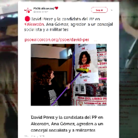 La campaña electoral comienza en Alcorcón con bronca entre PP y PSOE