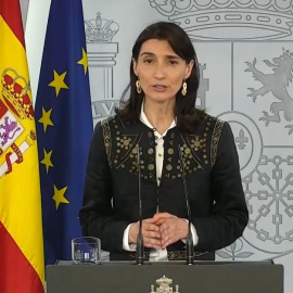 Pilar Llop, ministra de Justicia: "El Gobierno respeta pero no comparte la decisión del Tribunal Constitucional"