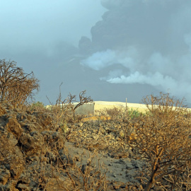 El volcán de Cumbre Vieja, en La Palma.