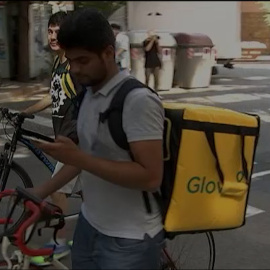 Comienza la huelga de los seis supermercados de Glovo en Catalunya