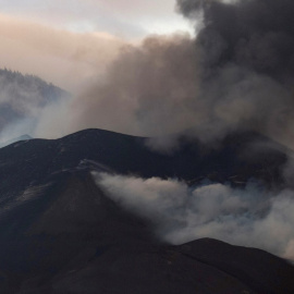 Imagen del volcán de La Palma el 7 de diciembre de 2021.