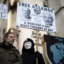 Concentración por Julian Assange en Londres