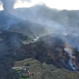 Las últimas imágenes de la erupción del volcán de La Palma