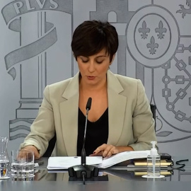 Isabel Rodríguez, portavoz del Gobierno, anuncia la prórroga del escudo social hasta el 28 de febrero de 2022