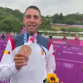 David Valero, bronce en 'mountain bike': "Dedico esta medalla a toda España"