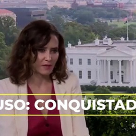 Ayuso aprovecha su gira en Estados Unidos para reivindicar la colonización