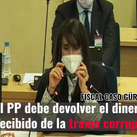 El PP debe devolver el dinero recibido de la trama corrupta