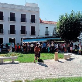 Fotografías: Distribución de agua potable en la plaza de Santa Catalina de Pozoblanco, en Córdoba. Junio de 2023.-
PLATAFORMA UNIDOS POR EL AGUA. 