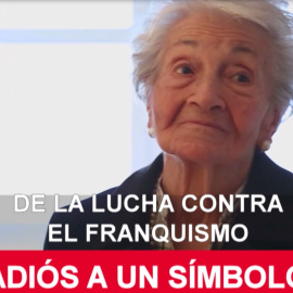 Fallece Ascensión Mendieta, símbolo de la lucha contra el franquismo