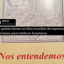 Portada del libro 'Vocabulario popular murciano para jóvenes sanitarios'. / @JoaqGuirao