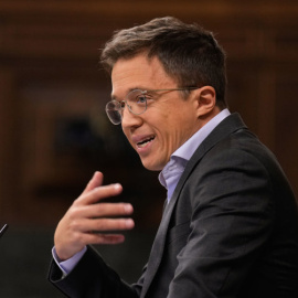 El portavoz parlamentario de Sumar, Íñigo Errejón, en el Congreso.- EFE