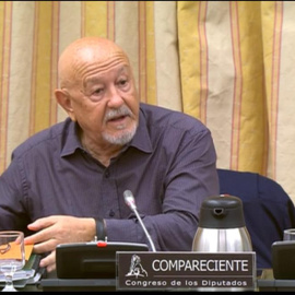 El comisario jubilado Marcelino Martín-Blas en su segunda comparecencia en la comisión de investigación sobre la 'Operación Catalunya'