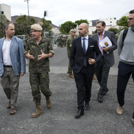 Venancio Aguado, vestido  de camuflaje, en una imagen de archivo, a 29 de noviembre de 2016.