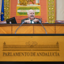 El presidente del Parlamento Andaluz, Jesús Aguirre, en una imagen de archivo.