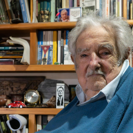 El expresidente de Uruguay, José Mujica, durante una entrevista con EFE en Montevideo (Uruguay)