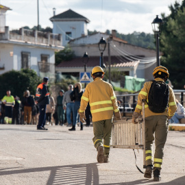 Trabajadores en la reconstrucción de la DANA.