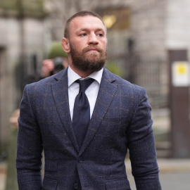 Conor McGregor, llega al juzgado.