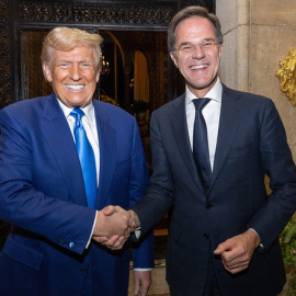 Mark Rutte y Donald Trump reunión Florida