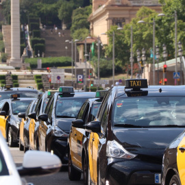 28/05/2024 - Una protesta del sector del taxi el maig passat a Barcelona.