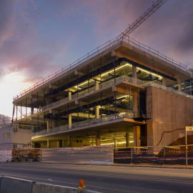 Vista de las obras del CaixaResearch Institute