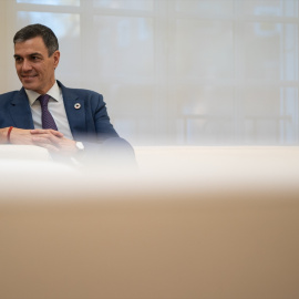 El presidente del Gobierno, Pedro Sánchez, el pasado miércoles en el Palacio de La Moncloa.