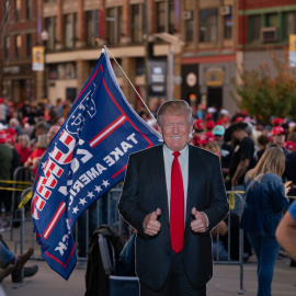  Figura de cartón de Donald Trump en Pittsburgh. Imagen de archivo. - Europa Press