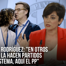 Isabel Rodríguez: "Es un paso más en la campaña del PP de deslegitimizar al Gobierno"