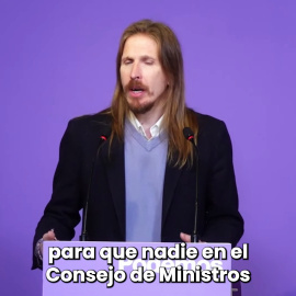 Podemos critica la composición del nuevo Gobierno: "Sánchez y Díaz nos han echado"