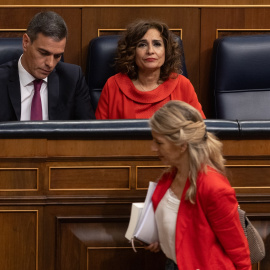 Pedro Sánchez, María Jesús Montero, Yolanda Díaz