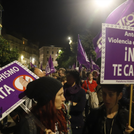  Imágenes de la manifestación con motivo del 25N en Málaga. Álex Zea / Europa Press.