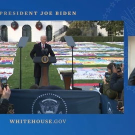 Biden encabeza un homenaje en la Casa Blanca por el Día Mundial del Sida