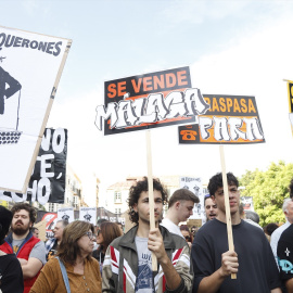 Manifestación en Málaga vivienda