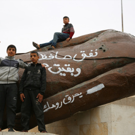  Niños en Hama, Siria. Imagen de archivo. -Europa Press