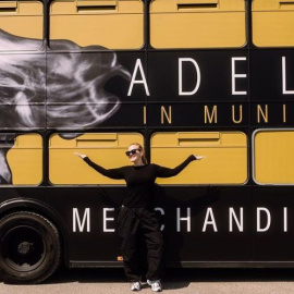 Adele durante su gira de conciertos en Múnich (Alemania). Foto: Instagram de la artista.