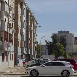 Bloques de pisos en el Polígono Sur. Archivo