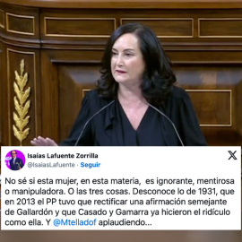 La diputada del PP, Edurne Uriarte.