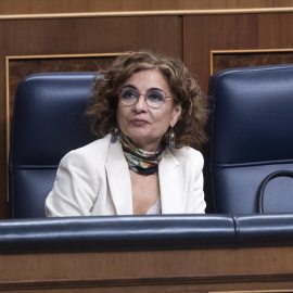 La vicepresidenta primera y ministra de Hacienda, María Jesús Montero, en una foto de archivo.