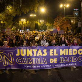 Manifestación por el 25N en Madrid. Imagen de archivo.