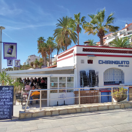 El Chiringuito, en el Passeig de la Ribera de Sitges, en Barcelona.-