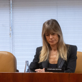 Foto de archivo de Begoña Gómez durante la Comisión de Investigación. 13 de noviembre de 2024.