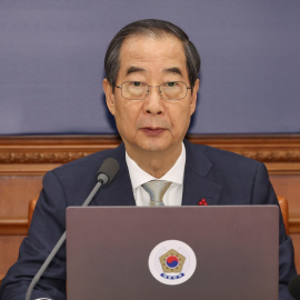 Han Duck-soo, primer ministro de Corea del Sur y presidente interino, en una imagen de archivo.