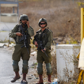 Militares israelíes en Cisjordania. Foto de archivo.