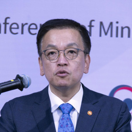 El presidente interino de Corea del Sur, Choi Sang-mok.