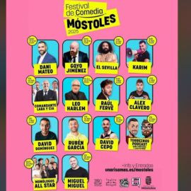 Cartel del Festival de Comedia de Móstoles